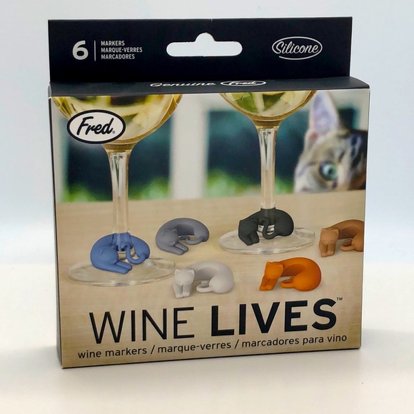 Fred Dining Wine Markers Cats Poshmark